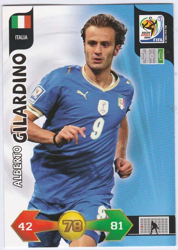 Panini FIFA World Cup 2010 / XL Adrenalyn - Italia - 10 Cards