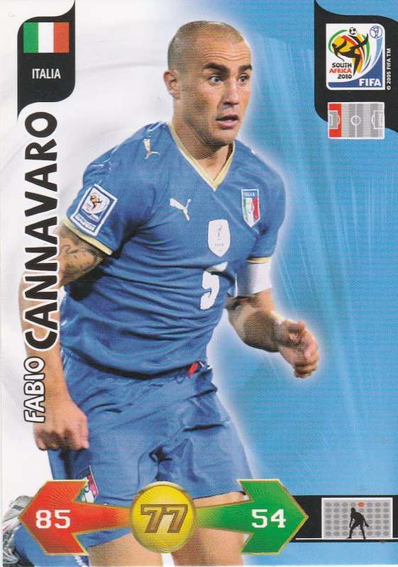 Panini FIFA World Cup 2010 / XL Adrenalyn - Italia - 10 Cards