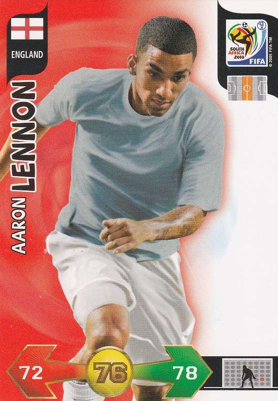 Panini FIFA World Cup 2010 / XL Adrenalyn - England 4 cards