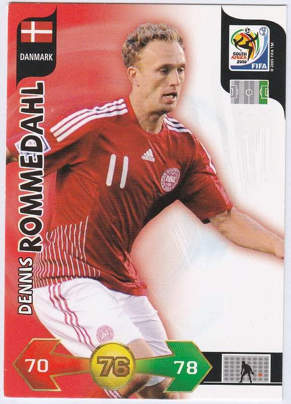 FIFA  2010 World Cup Adrenalyn XL - Danmark 5 cards