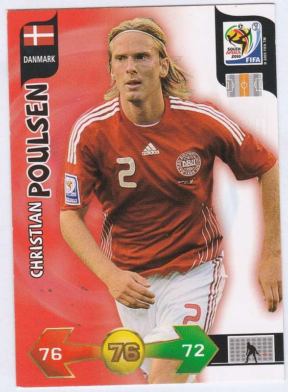 FIFA  2010 World Cup Adrenalyn XL - Danmark 5 cards