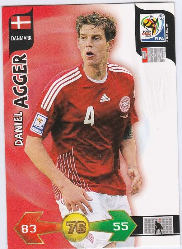 FIFA  2010 World Cup Adrenalyn XL - Danmark 5 cards