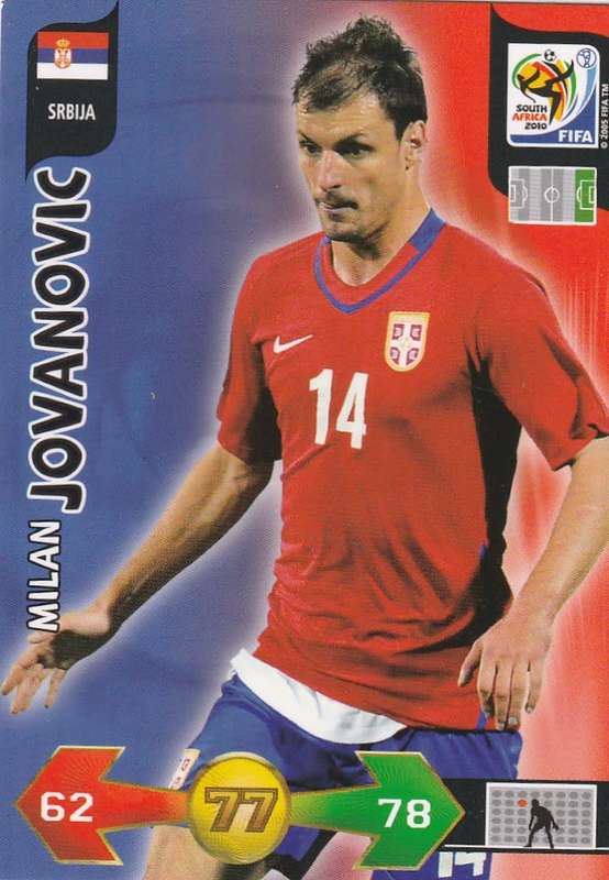 FIFA  2010 World Cup Adrenalyn XL - Srbija 7 cards