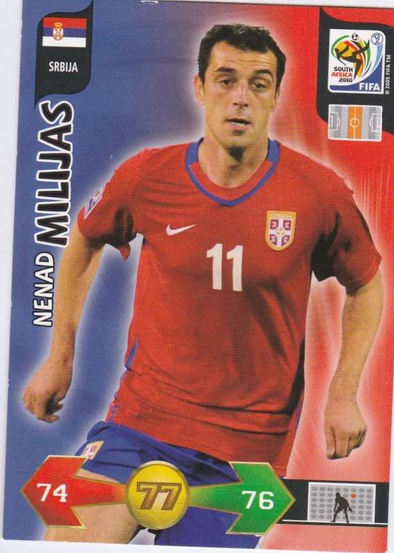FIFA  2010 World Cup Adrenalyn XL - Nenad Milijas