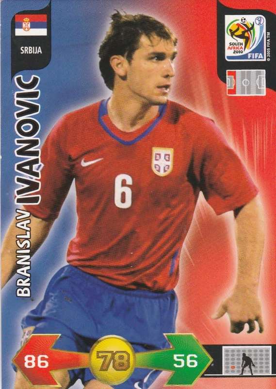 FIFA  2010 World Cup Adrenalyn XL - Branislav Ivanovic
