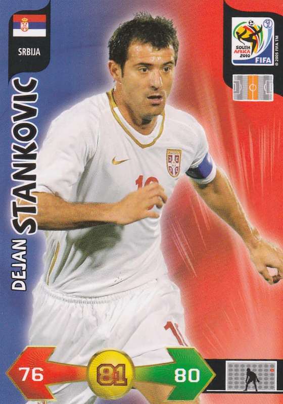 FIFA  2010 World Cup Adrenalyn XL - Dejan Stankovic
