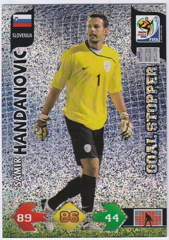 FIFA  2010 World Cup Adrenalyn XL - Goal Stopper Samir Handanovic