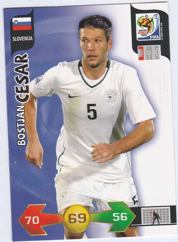FIFA  2010 World Cup Adrenalyn XL - Bostjan Cesar