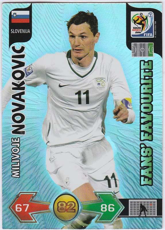 FIFA  2010 World Cup Adrenalyn XL - Fan`s Favourite Milivoje Novakovic
