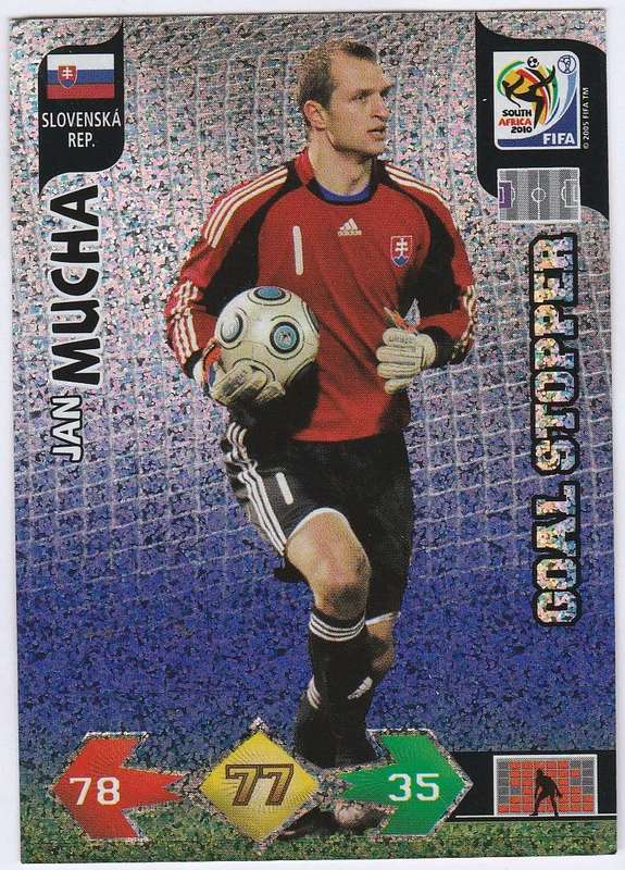 FIFA  2010 World Cup Adrenalyn XL - Goal Stopper Jan Mucha