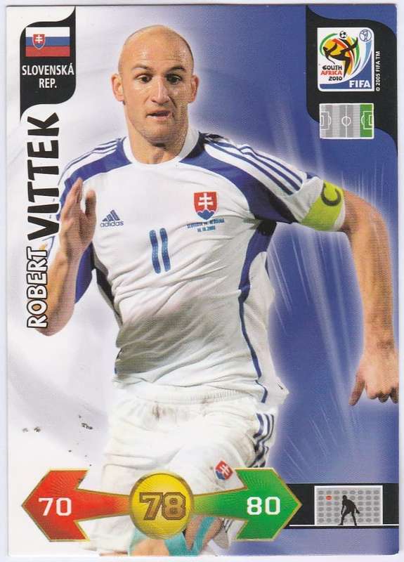 FIFA  2010 World Cup Adrenalyn XL - Slovenska rep. 5 Cards