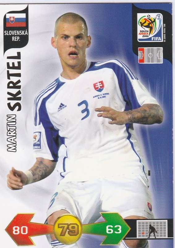 FIFA  2010 World Cup Adrenalyn XL - Slovenska rep. 5 Cards