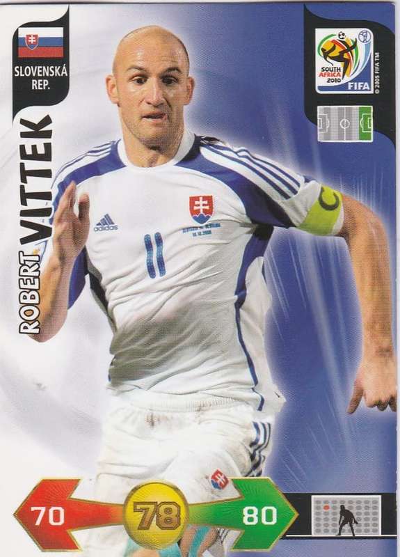 FIFA  2010 World Cup Adrenalyn XL - Robert Vittek