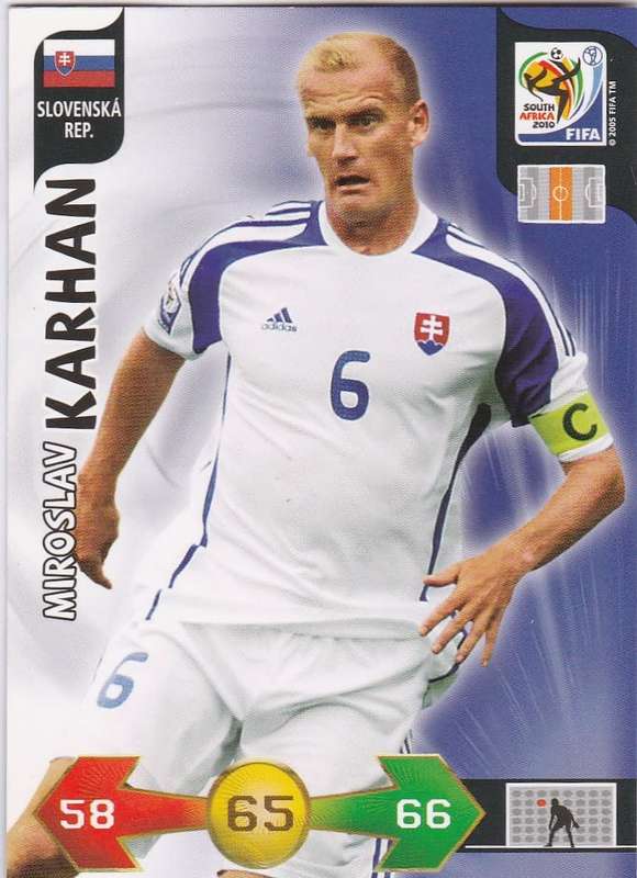 FIFA  2010 World Cup Adrenalyn XL - Miroslav Karhan
