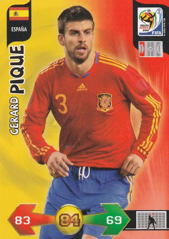 FIFA  2010 World Cup Adrenalyn XL - Spain 7 cards