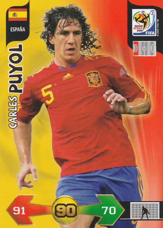 FIFA  2010 World Cup Adrenalyn XL - Spain 7 cards