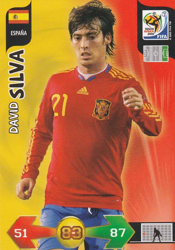 FIFA  2010 World Cup Adrenalyn XL - David Silva