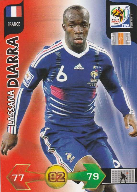 FIFA  2010 World Cup Adrenalyn XL - Lassana Diarra