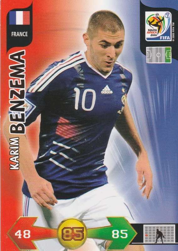 FIFA  2010 World Cup Adrenalyn XL - France 5 cards