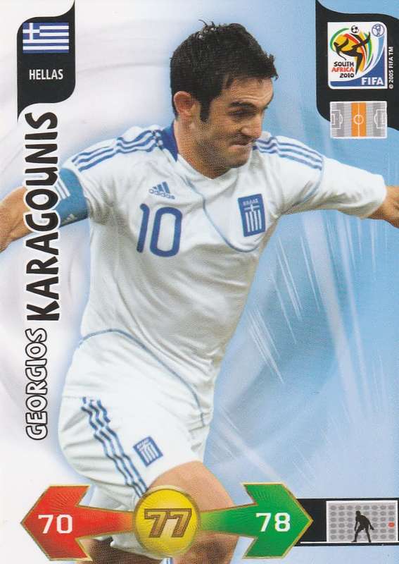 FIFA  2010 World Cup Adrenalyn XL - Greece 4 cards