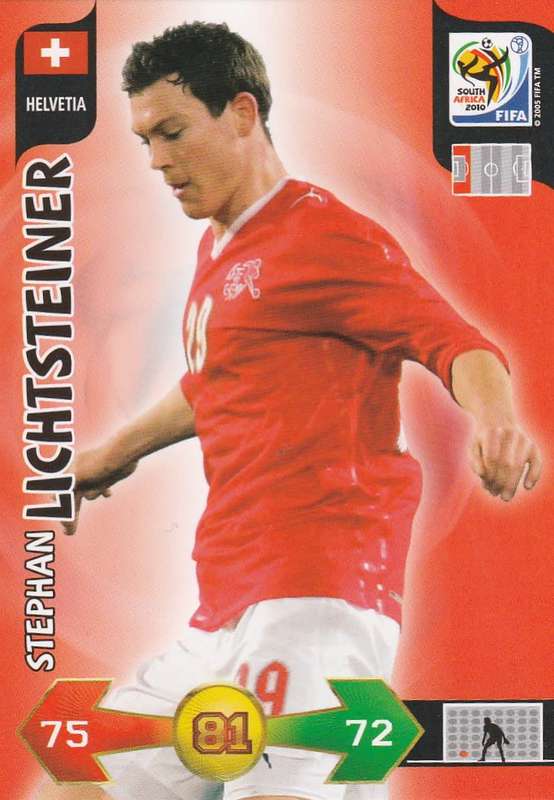 FIFA  2010 World Cup Adrenalyn XL - Switzerland 4 cards