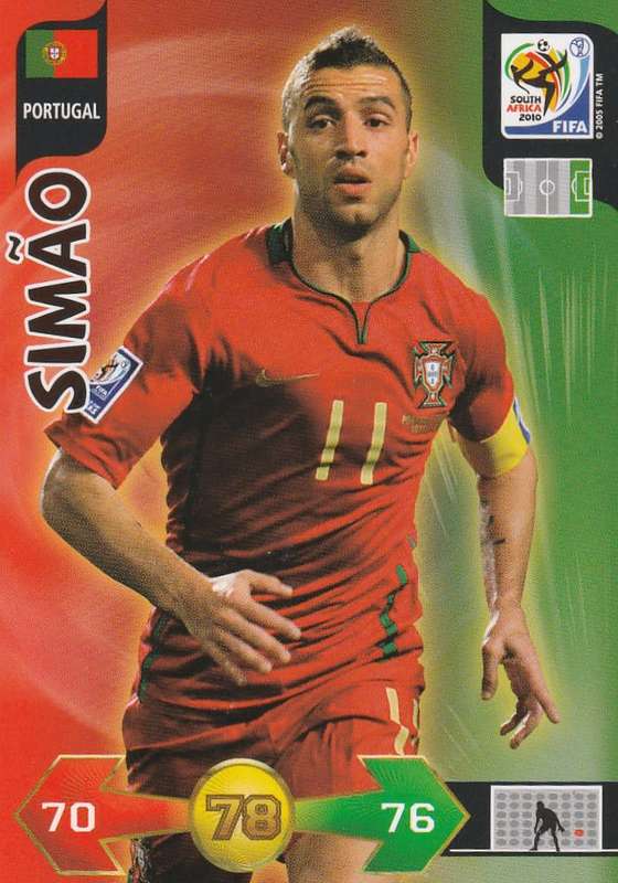 FIFA  2010 World Cup Adrenalyn XL - Portugal 8 cards