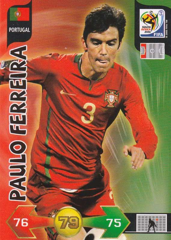 FIFA  2010 World Cup Adrenalyn XL - Paulo Ferreira