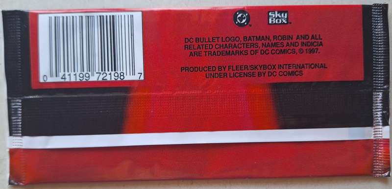 Batman & Robin Trading cards (1 pack with 5 cards)