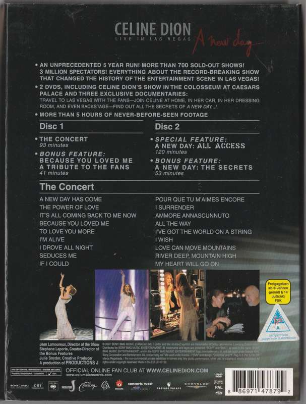Celine Dion a New Day Live in Las Vegas