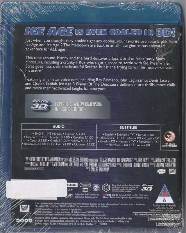 Ice Age 3 Dawn of the Dinosaurs