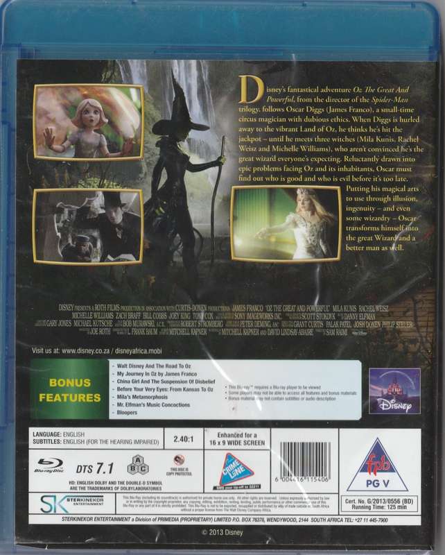 Oz The great and Powerful