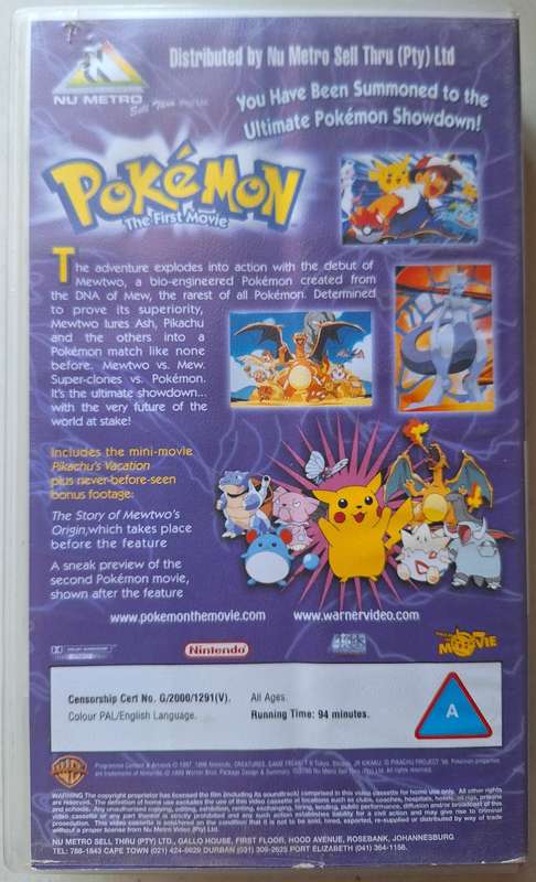 Pokemon the first Movie (VHS)