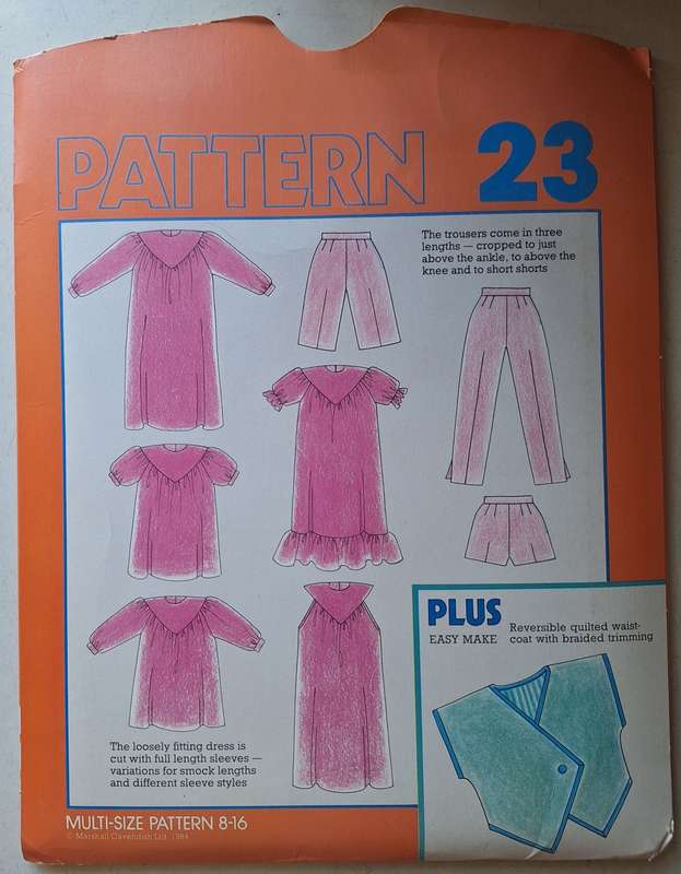 Make it easy mix & match pattern wardrobe & sewing guide (Pattern 23)