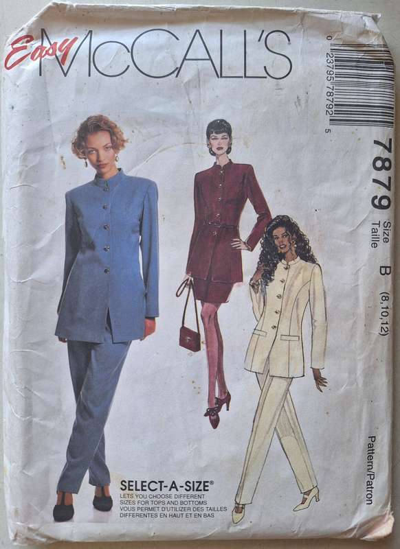McCall`s #7879 size B (8,10,12)