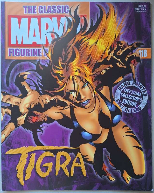 Marvel Figurine collection #118 Tigra (magazine only)