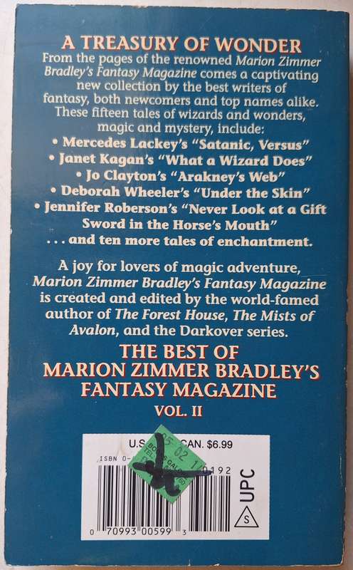 The best of Marion Zimmer Bradley`s Fantasy Magazine vol.2