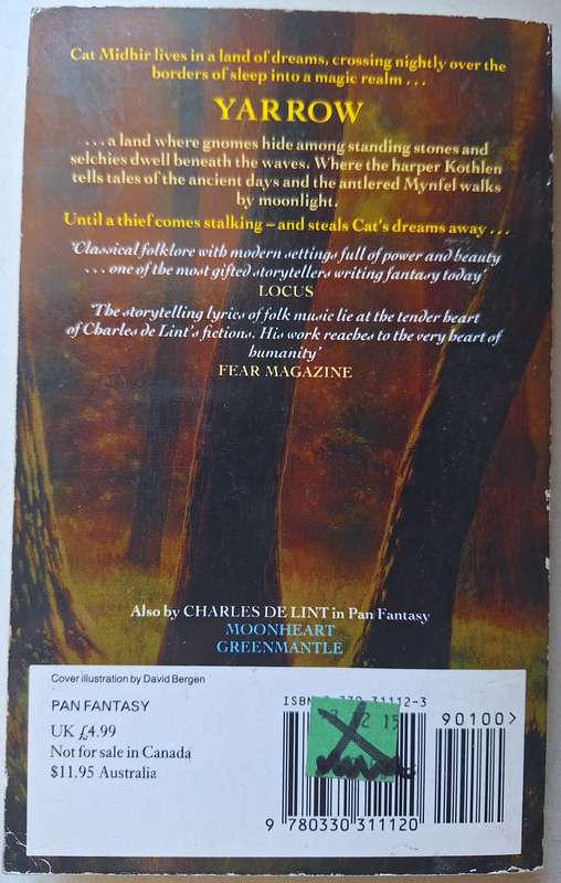 Yarrow by Charles De Lint