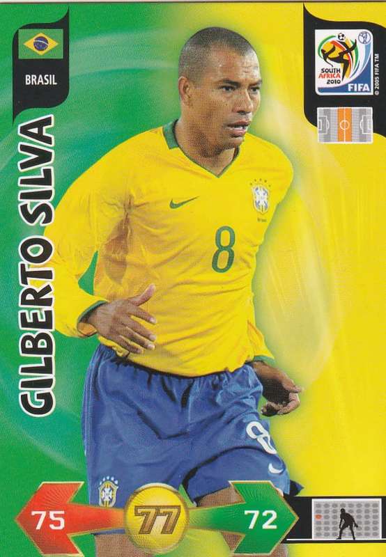 FIFA  2010 World Cup Adrenalyn XL - Gilberto Silva