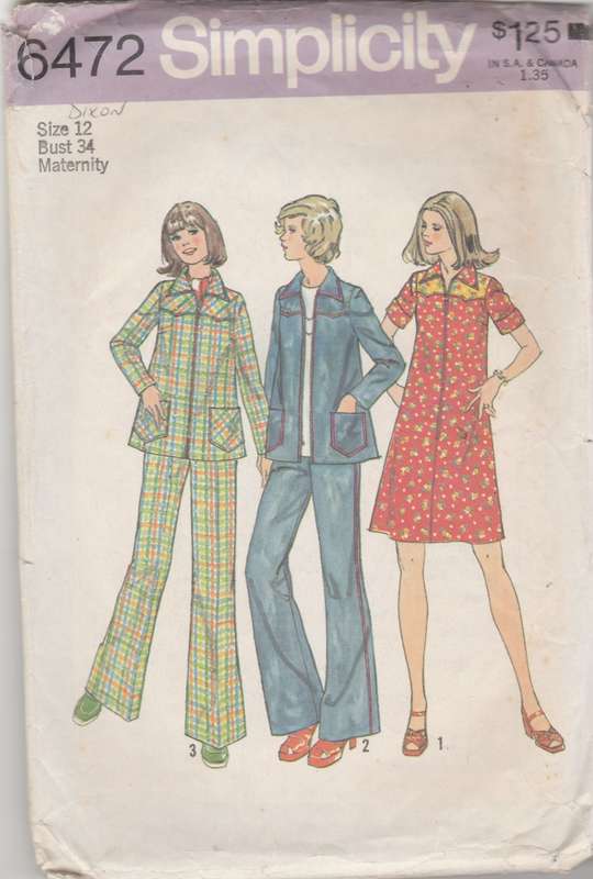 Simplicity #6472 size 12 Bust 34