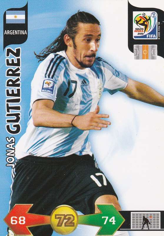 FIFA  2010 World Cup Adrenalyn XL - Argentina 8 cards