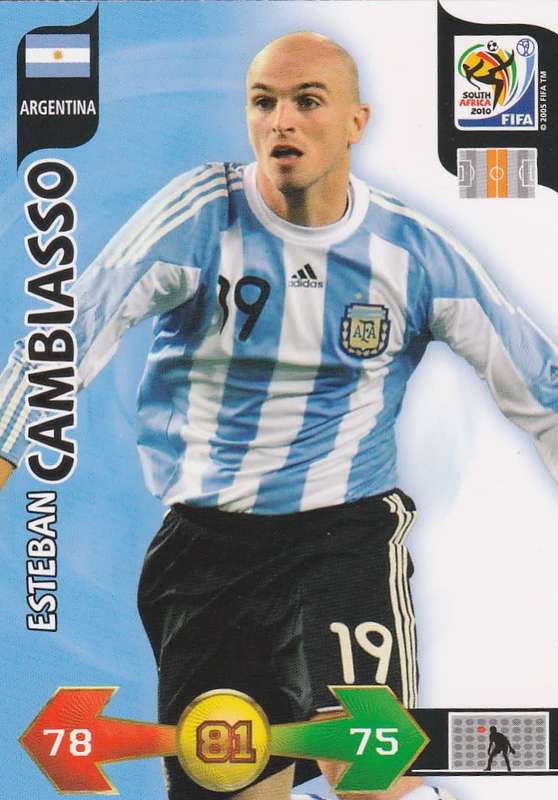 FIFA  2010 World Cup Adrenalyn XL - Argentina 8 cards