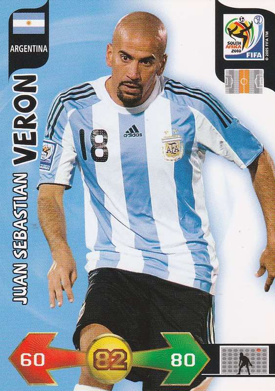 FIFA  2010 World Cup Adrenalyn XL - Juan Sebastian Veron