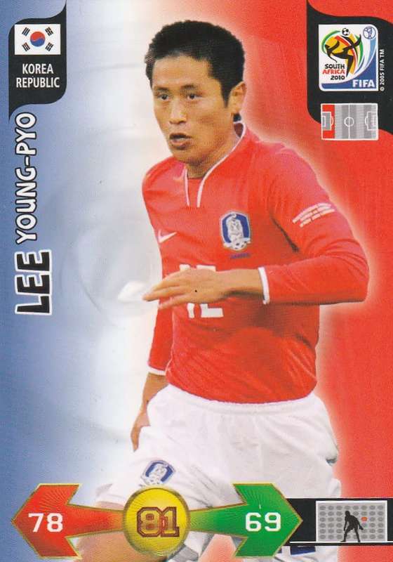 FIFA  2010 World Cup Adrenalyn XL - Lee Young-Pyo