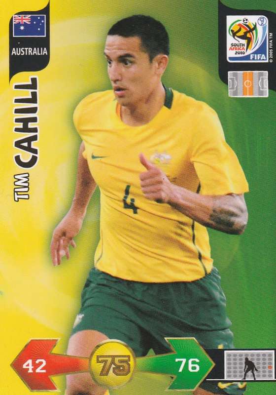 FIFA  2010 World Cup Adrenalyn XL - Australia 4 cards