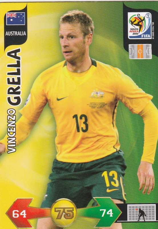 FIFA  2010 World Cup Adrenalyn XL - Australia 4 cards