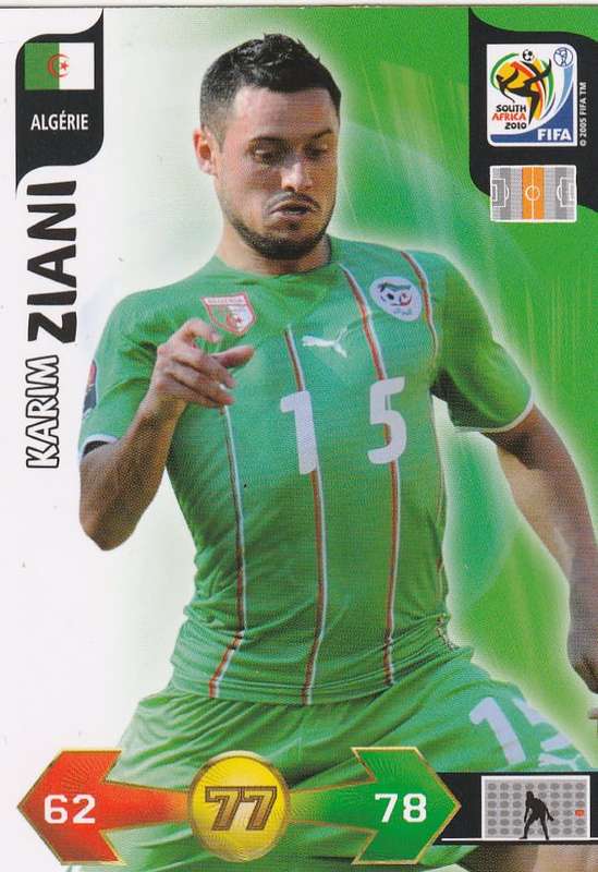 FIFA  2010 World Cup Adrenalyn XL - Algeria 3 cards