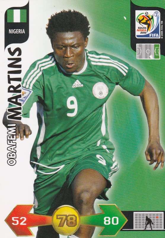 FIFA  2010 World Cup Adrenalyn XL - Obafemi Martins