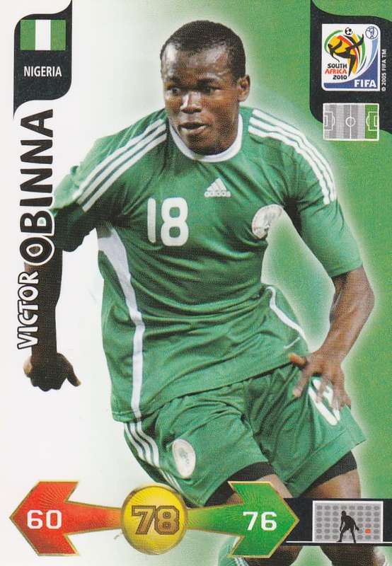 FIFA  2010 World Cup Adrenalyn XL - Victor Obinna