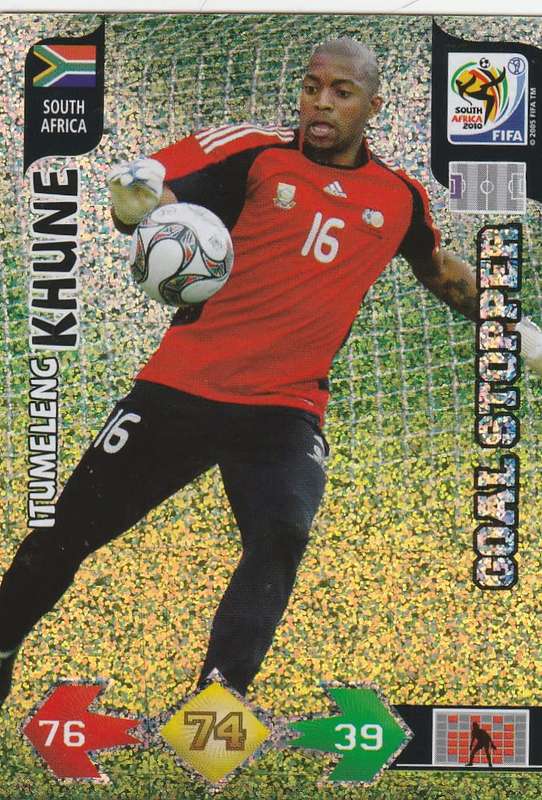 FIFA  2010 World Cup Adrenalyn XL - Goal Stopper Itumeleng Khune