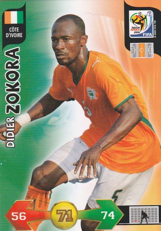 FIFA  2010 World Cup Adrenalyn XL - Ivory Coast 6 cards